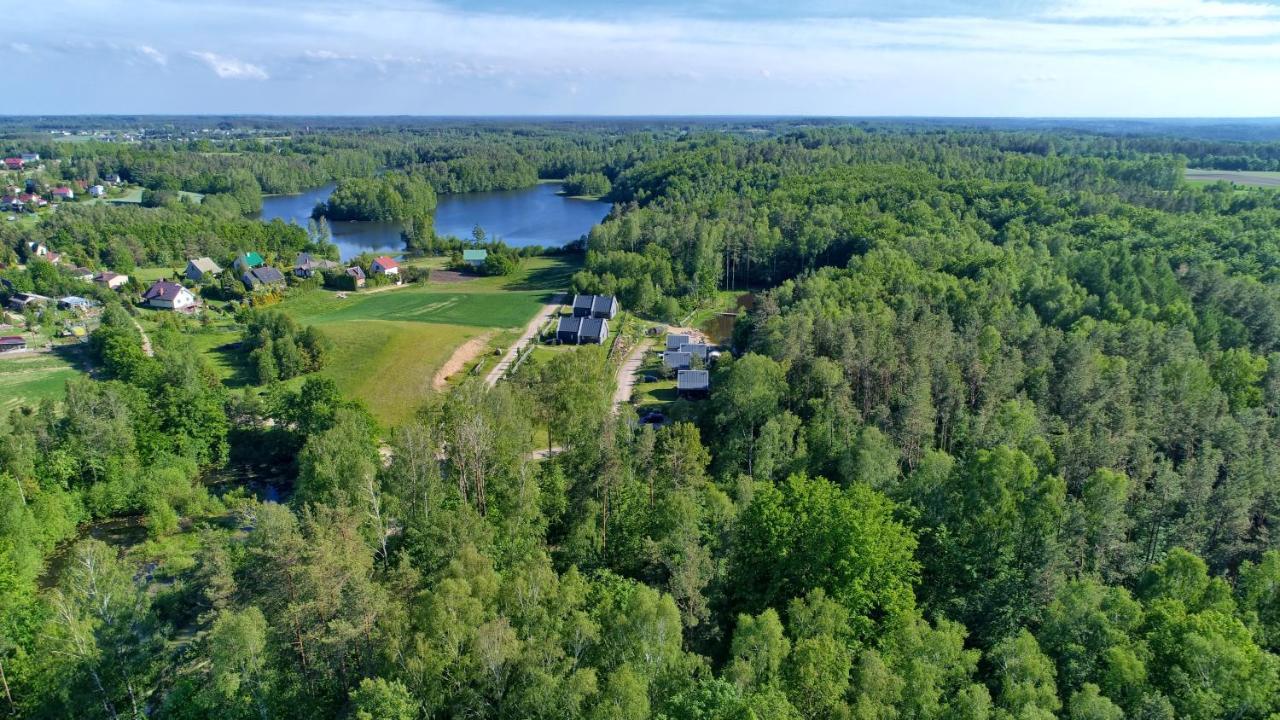 Osada Skoczkowo Komfortowe Domki Z Jacuzzi Nad Jeziorem- Sauna- Balia- Prywatny Staw Wedkarski Podiazy Exteriér fotografie