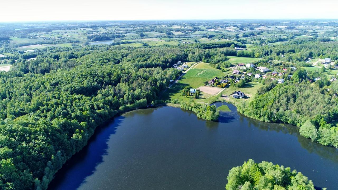 Osada Skoczkowo Komfortowe Domki Z Jacuzzi Nad Jeziorem- Sauna- Balia- Prywatny Staw Wedkarski Podiazy Exteriér fotografie