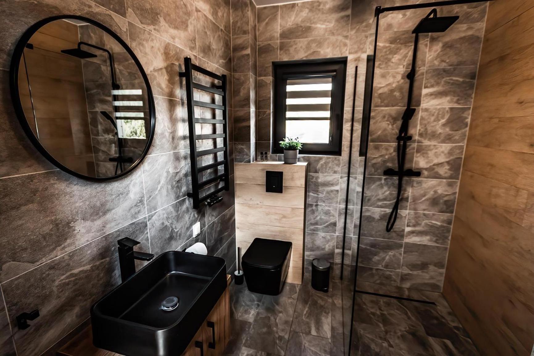 Osada Skoczkowo Komfortowe Domki Z Jacuzzi Nad Jeziorem- Sauna- Balia- Prywatny Staw Wedkarski Podiazy Exteriér fotografie